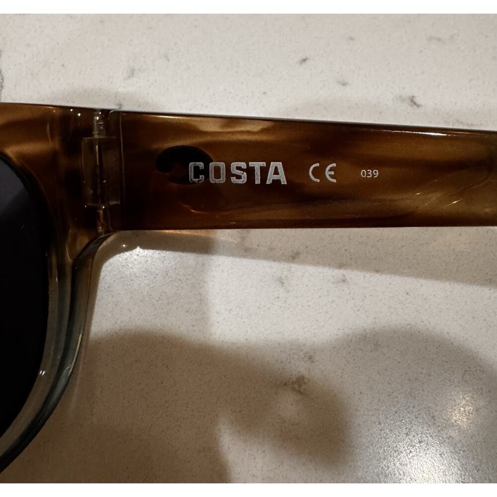 COSTA DEL MAR wahoo/silver mirror WATERWOMAN polarized 580P sunglasses - Picture 8 of 9